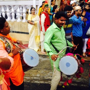 Indian wedding Gurudwara baraat procession