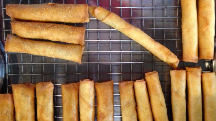 Chaing Mai Cookery Class Spring Rolls