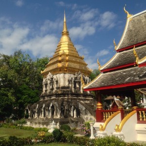 Chiang Mai Gold-topped Temple