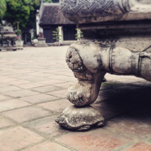 Hanoi Temple of Literature Stone Tortoise