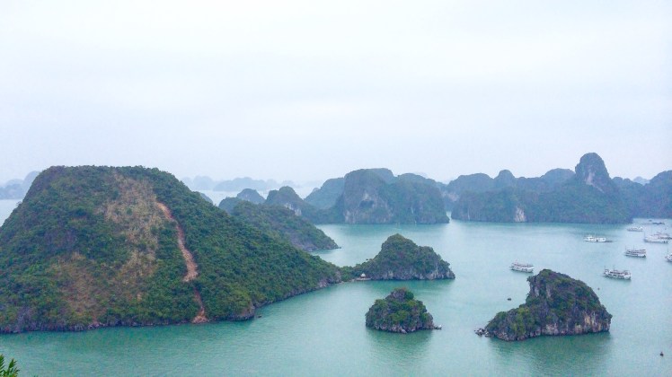 Halong Bay Titop Mountain Panorama